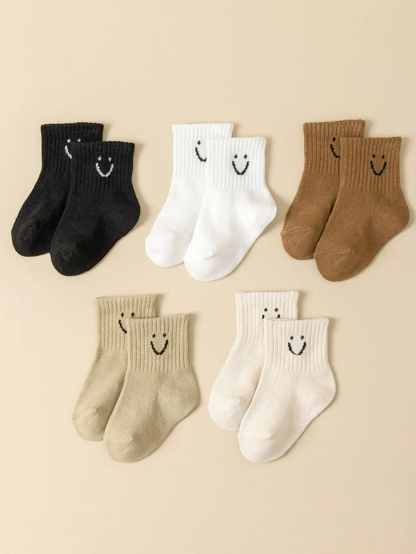 15 Pairs Unisex Baby Socks Mid-Calf Cute Cartoon Short Socks Breathable Comfortable Infant Footwear for Boys And Girls
