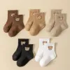 Cute Cartoon Baby Socks – Unisex Infant Mid-Calf Footwear