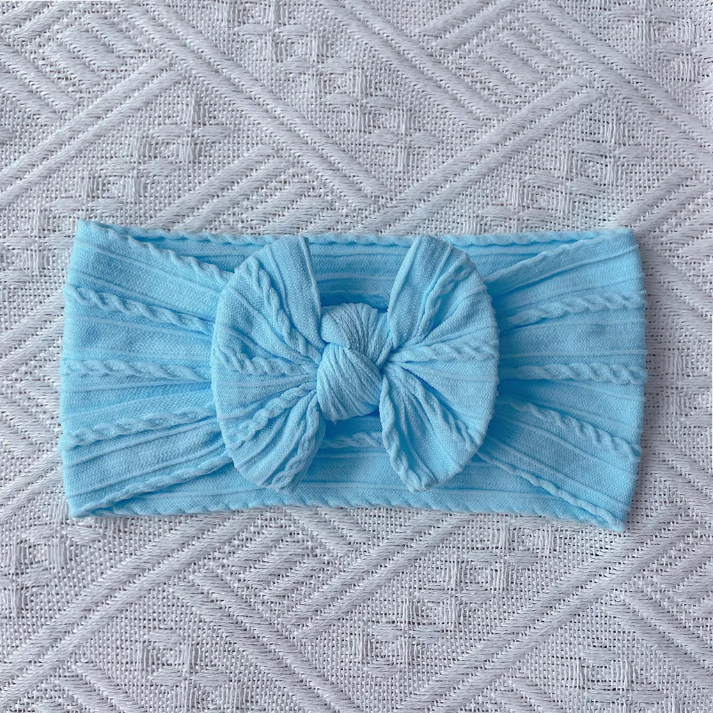 1Pcs Cute Bows Baby Headband Soft Elastic Baby Girl Hair Bands for Newborn Infant Turban Headwear Baby Hair Accessories