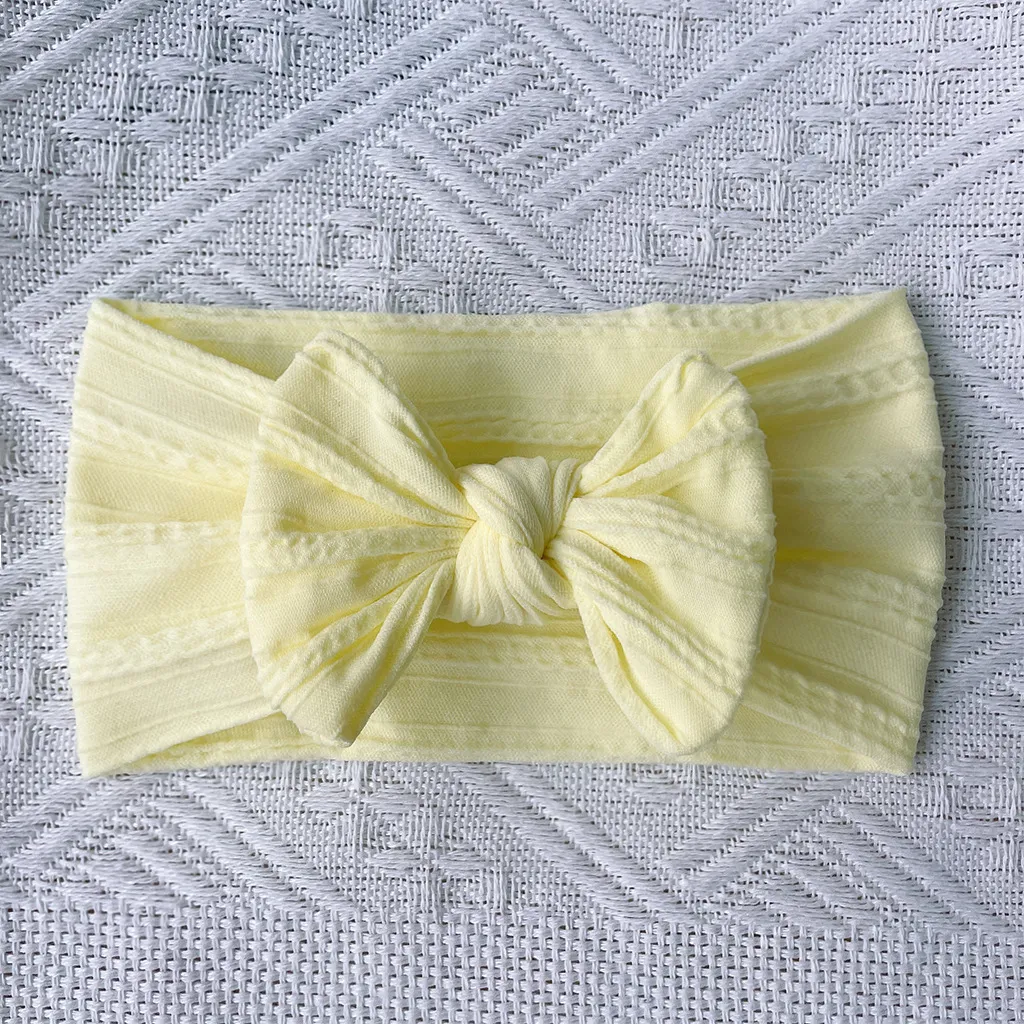 1Pcs Cute Bows Baby Headband Soft Elastic Baby Girl Hair Bands for Newborn Infant Turban Headwear Baby Hair Accessories