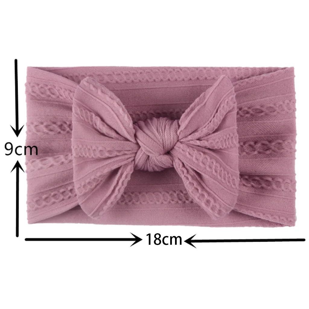 1Pcs Cute Bows Baby Headband Soft Elastic Baby Girl Hair Bands for Newborn Infant Turban Headwear Baby Hair Accessories