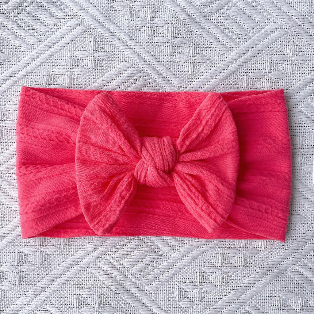 1Pcs Cute Bows Baby Headband Soft Elastic Baby Girl Hair Bands for Newborn Infant Turban Headwear Baby Hair Accessories