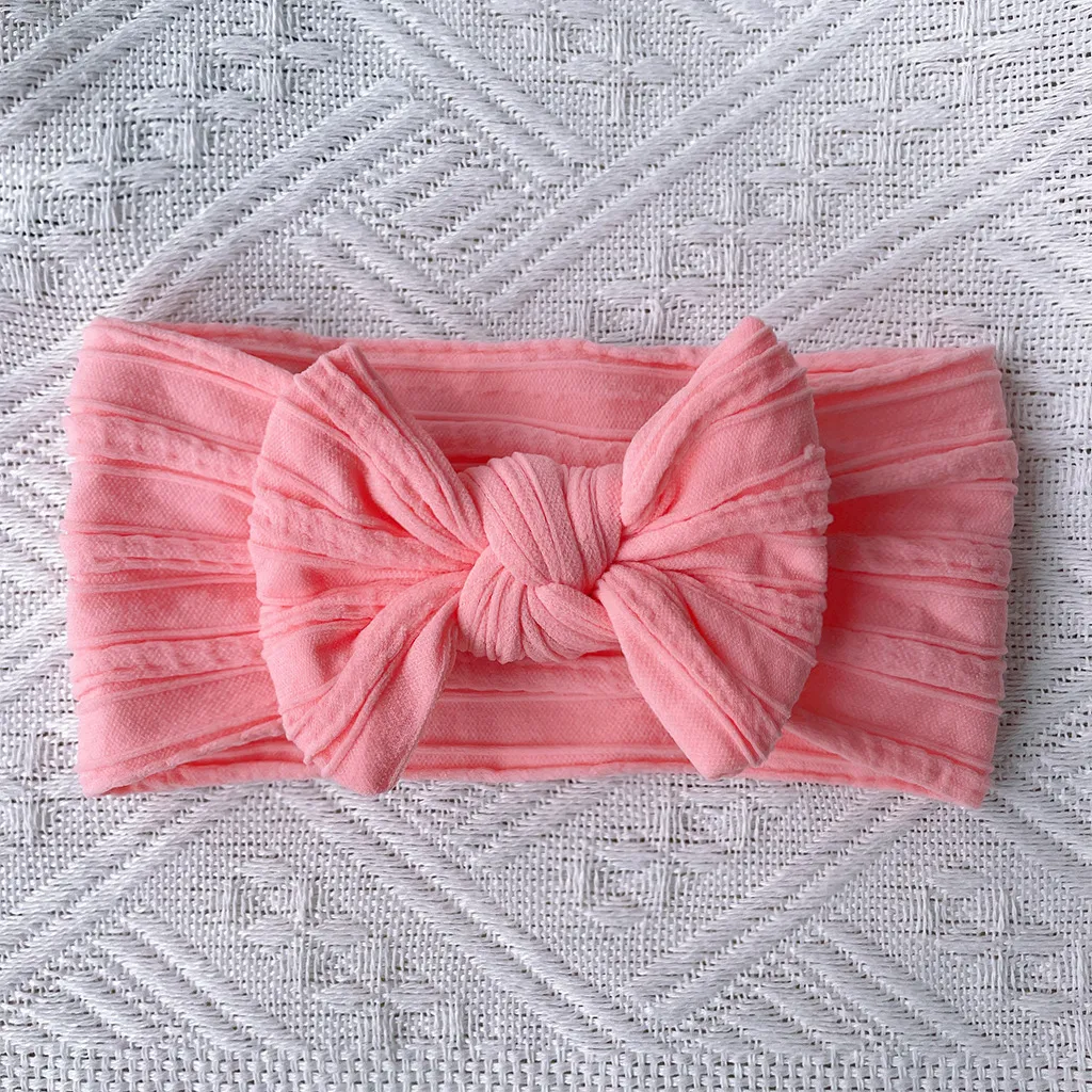 1Pcs Cute Bows Baby Headband Soft Elastic Baby Girl Hair Bands for Newborn Infant Turban Headwear Baby Hair Accessories