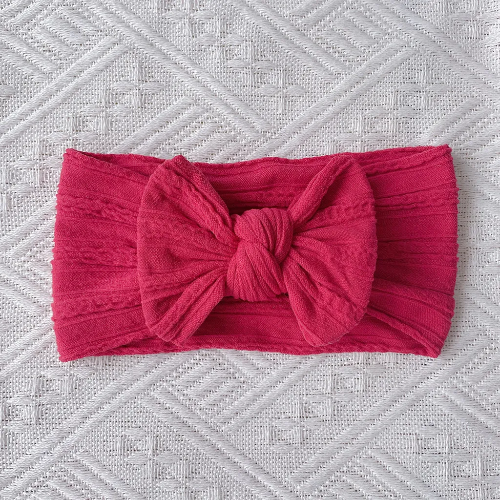 1Pcs Cute Bows Baby Headband Soft Elastic Baby Girl Hair Bands for Newborn Infant Turban Headwear Baby Hair Accessories