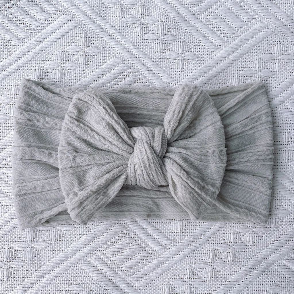 1Pcs Cute Bows Baby Headband Soft Elastic Baby Girl Hair Bands for Newborn Infant Turban Headwear Baby Hair Accessories