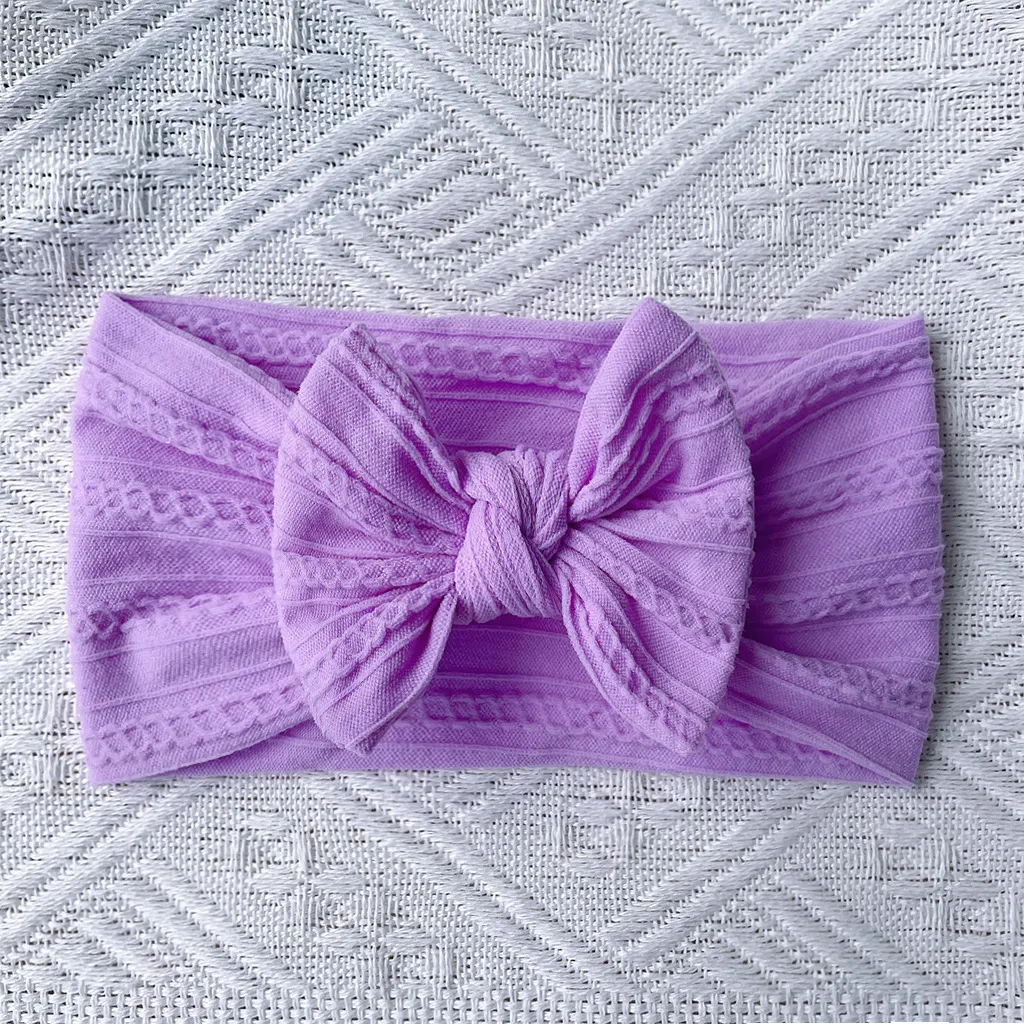 1Pcs Cute Bows Baby Headband Soft Elastic Baby Girl Hair Bands for Newborn Infant Turban Headwear Baby Hair Accessories