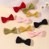 Baby Hair Bows Clips – Cute Cotton Barrettes for Girls