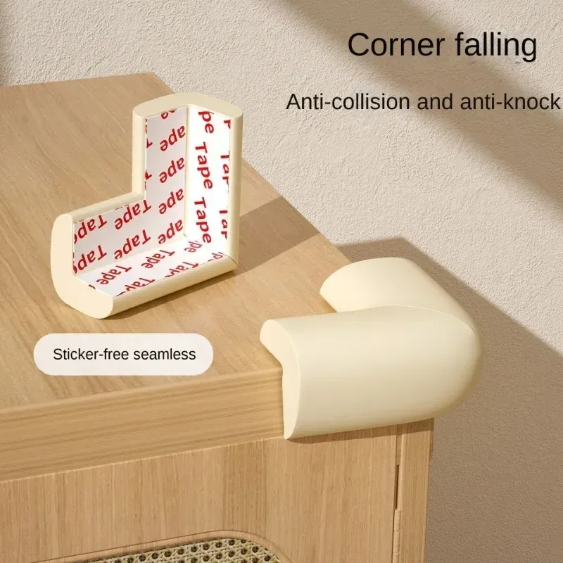 4pcs Child Baby Safety Colorful Protector Strip Soft Edge Table Corners Protection Guards Cover Toddler Infant Anticollision