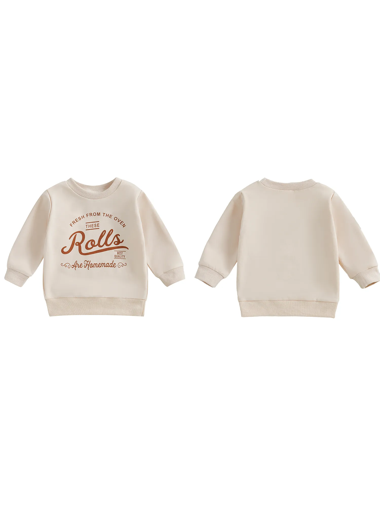 Baby Thanksgiving Sweatshirts Long Sleeve Crew Neck Letter Print Pullovers Toddler Warm Tops