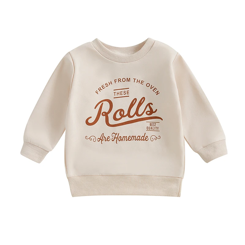 Baby Thanksgiving Pullovers – Long Sleeve Crew Neck Tees