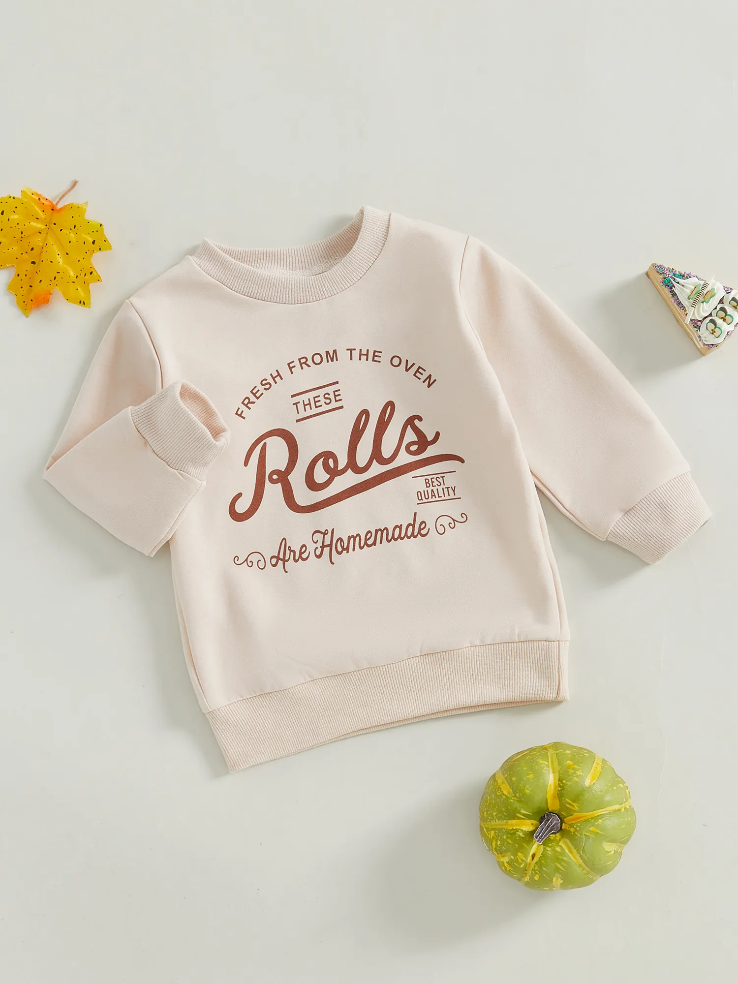 Baby Thanksgiving Sweatshirts Long Sleeve Crew Neck Letter Print Pullovers Toddler Warm Tops