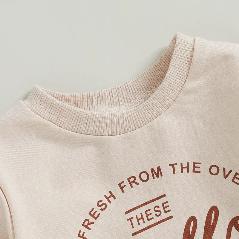 Baby Thanksgiving Sweatshirts Long Sleeve Crew Neck Letter Print Pullovers Toddler Warm Tops