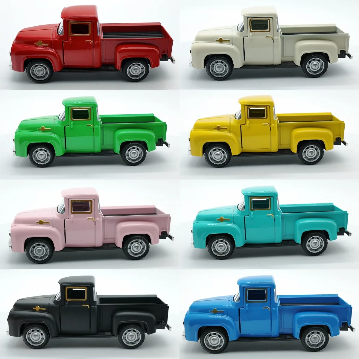 Classic Pickup Truck Model – Alloy Diecast Vehicle Toy
