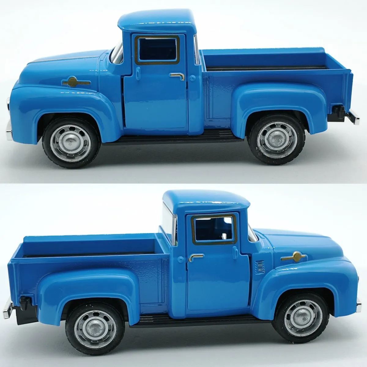 1:32 Classic Pickups Truck Simulation Car Model Alloy Pull Back Diecast Vehicle For Boys Children Christmas Decoration Toy
