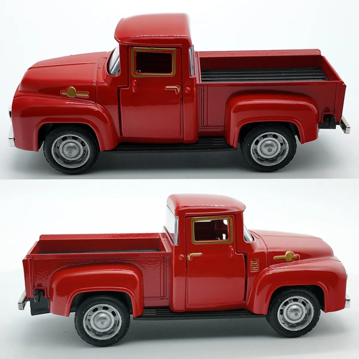 1:32 Classic Pickups Truck Simulation Car Model Alloy Pull Back Diecast Vehicle For Boys Children Christmas Decoration Toy
