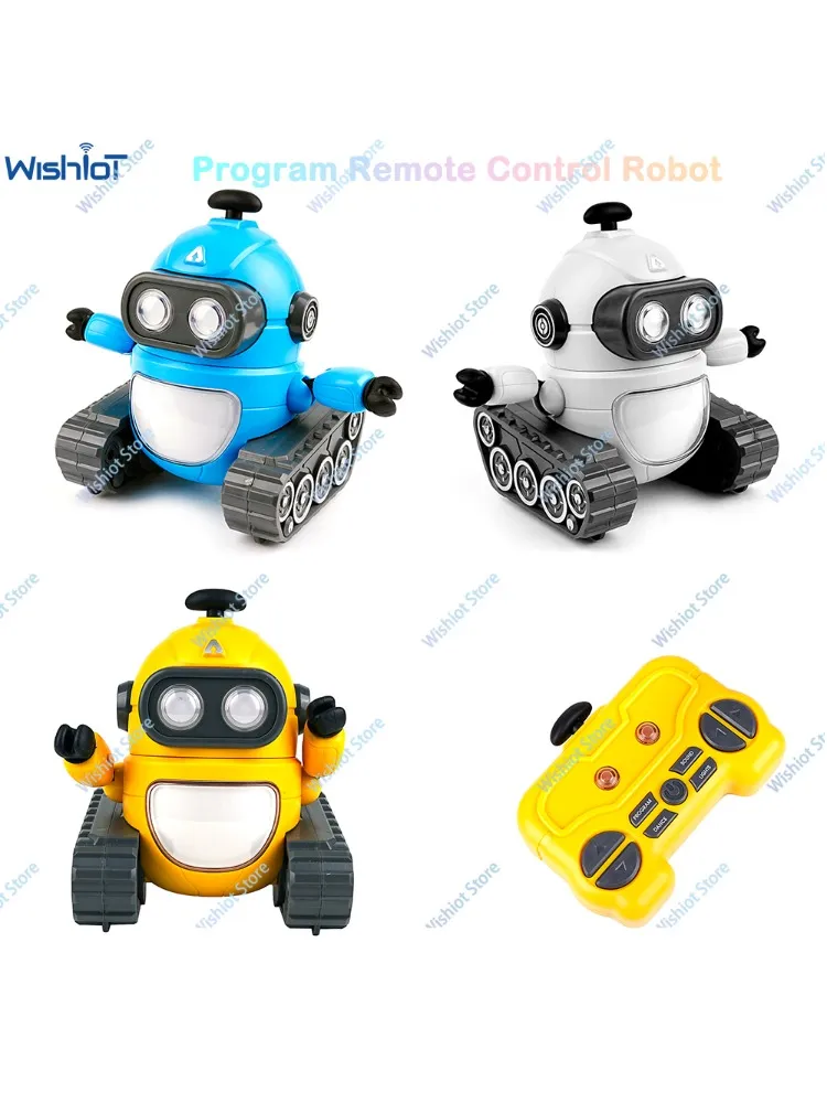 2.4G Remote Control Robot Dance Move Programable Colorful LED Lights Music Song Play Play Smart Robot Toys Kids Gift Christmas