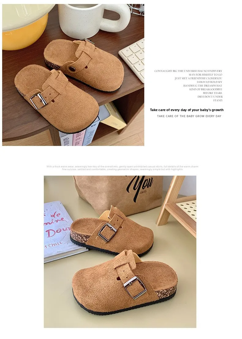 Children's Outdoor Slippers, Casual Flat Shoes, Breathable Outdoor Shoes Suitable For Indoor And Outdoor Activities