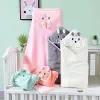 Baby Hooded Towel – Cartoon Animal Bathrobe & Swaddle Wrap