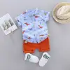 Dinosaur Print Shirt & Shorts Set for Infants & Toddlers