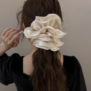 Large hair ties scrunchies accessories for women girl elastic band korean rubber vintage popular leading fashion adults kpop new