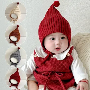 Baby Knit Hat – Winter Warm Ear Protection Beanie Cap