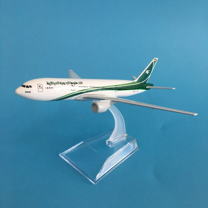 JASON TUTU 16cm Iraqi Airways Boeing 777 Plane Model Airplane Model Aircraft Model 1:400 Diecast Metal Airplanes Plane Toys