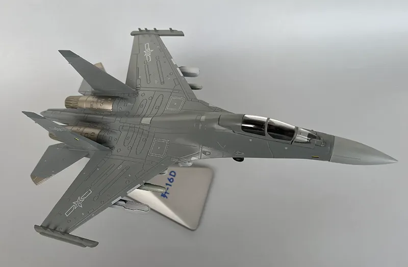 1/72 Scale J16D J-16D Fighter Aircraft Model Souvenir Planes Ornaments Toy Display