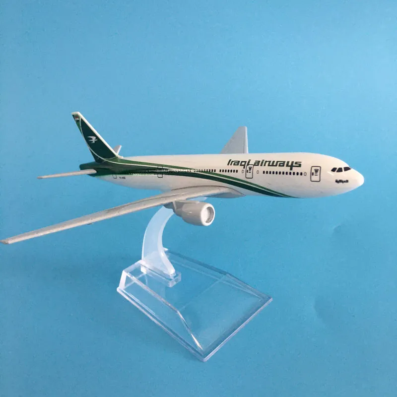 JASON TUTU 16cm Iraqi Airways Boeing 777 Plane Model Airplane Model Aircraft Model 1:400 Diecast Metal Airplanes Plane Toys