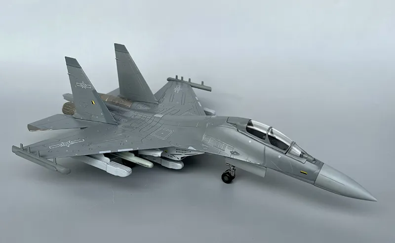 1/72 Scale J16D J-16D Fighter Aircraft Model Souvenir Planes Ornaments Toy Display