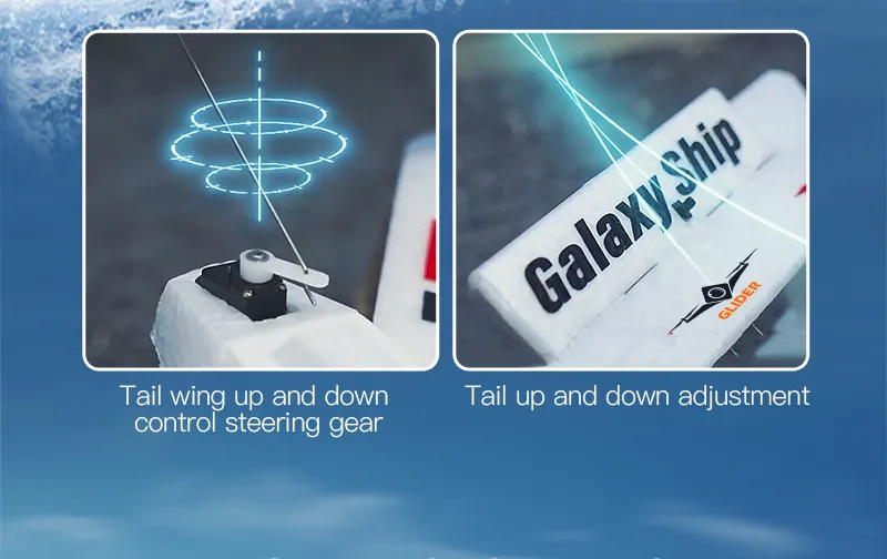 Amphibious Waterproof Gyro Stabilized Foam Fixed-Wing Glider Aircraft RC Plane with 2.4G Radio Control Airplane Toys Gift Boys