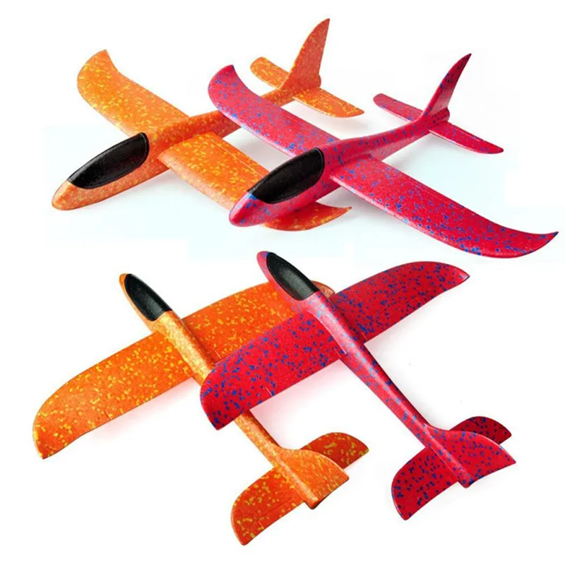 49CM Hand Throw  Free Fly Glider Planes Foam  Model EPP  Breakout Aircraft Party Game Children Outdoor Fun Gift Toys For Kids
