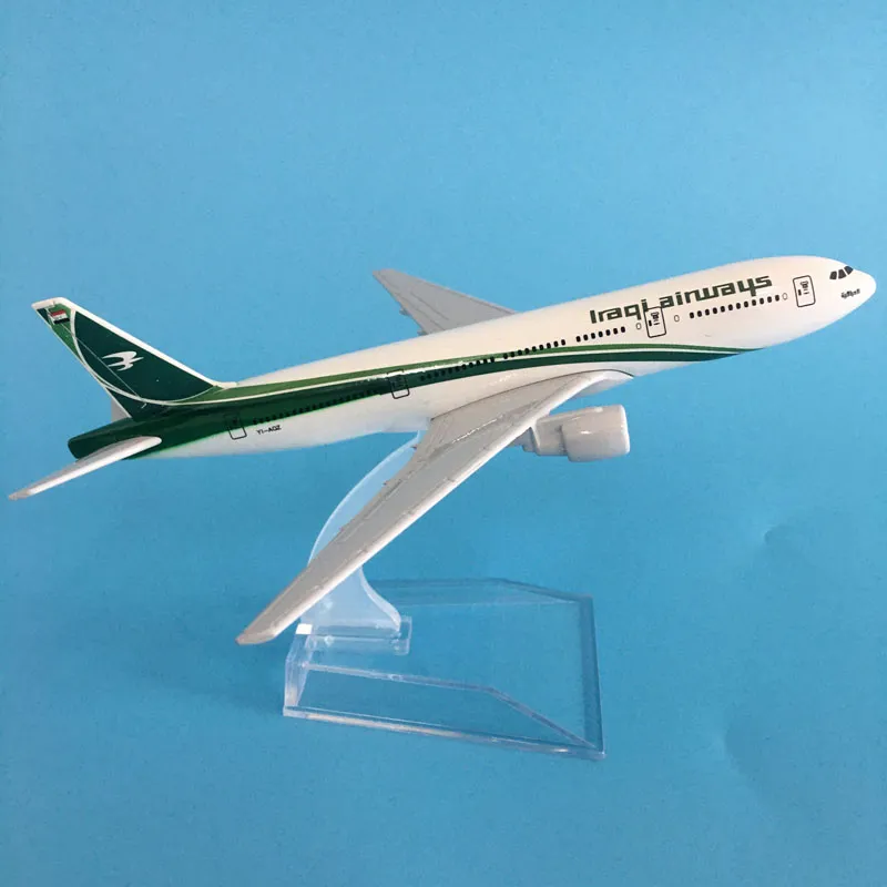 JASON TUTU 16cm Iraqi Airways Boeing 777 Plane Model Airplane Model Aircraft Model 1:400 Diecast Metal Airplanes Plane Toys
