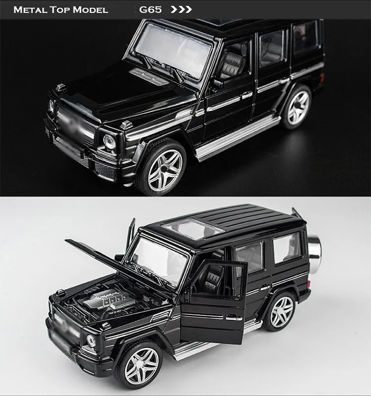 1:32 G65 Alloy Car Model Diecast Toy Off-Road Vehicles Car Acousto-optic With To Open The Door Children Gift