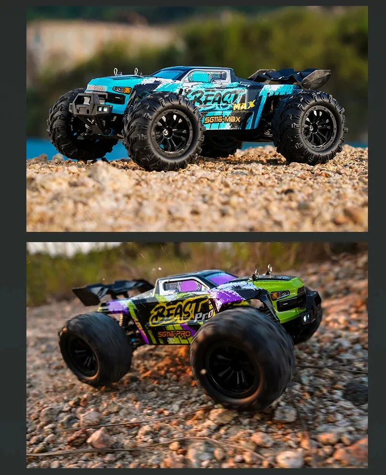 ZLL SG116 PRO RC Car Brushless 4WD RC Car 80KM/H Professional Racing Car 2.4G High Speed Off-Road Drift Cars Remote Control Toys
