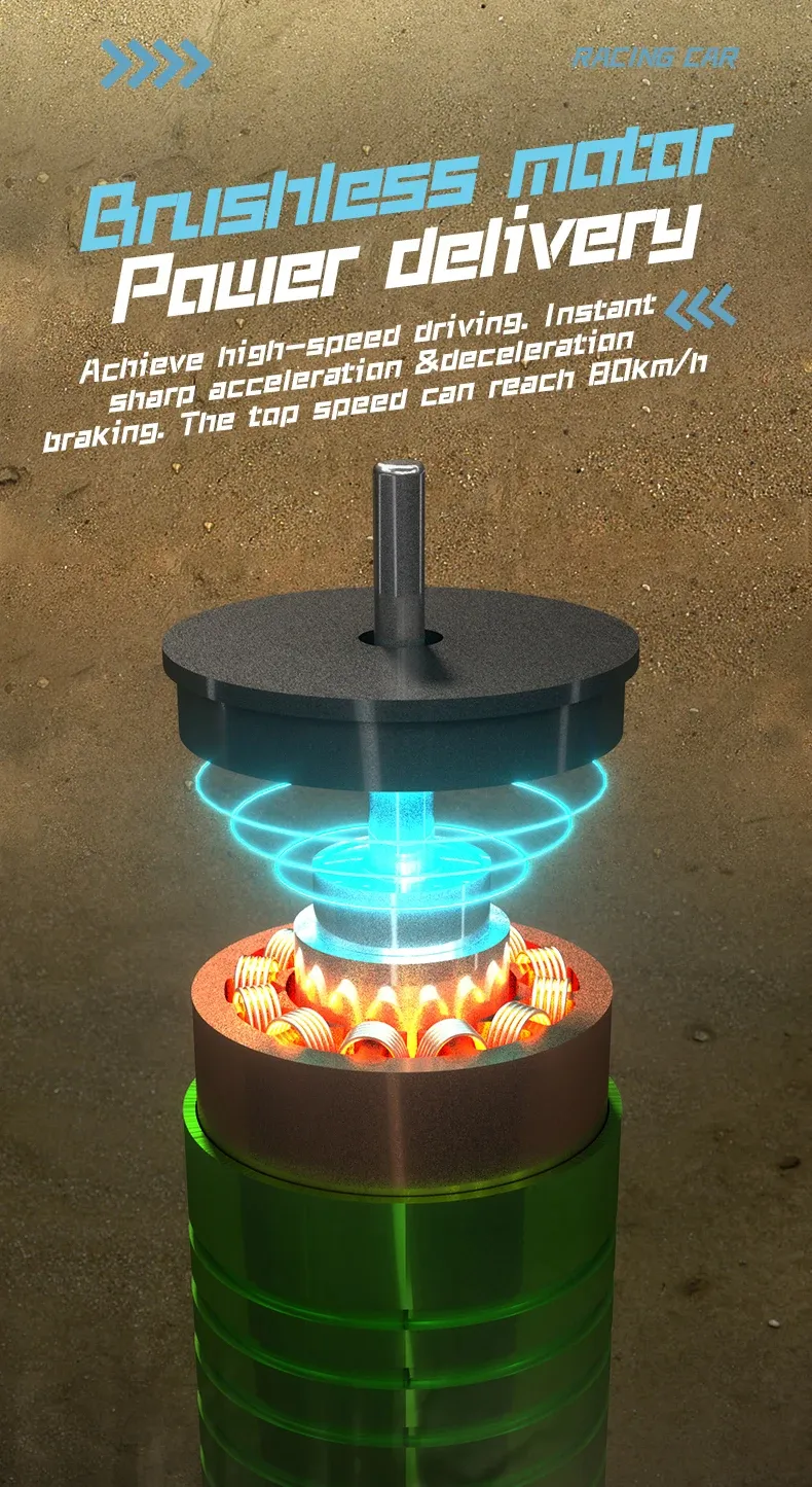 ZLL SG116 PRO RC Car Brushless 4WD RC Car 80KM/H Professional Racing Car 2.4G High Speed Off-Road Drift Cars Remote Control Toys