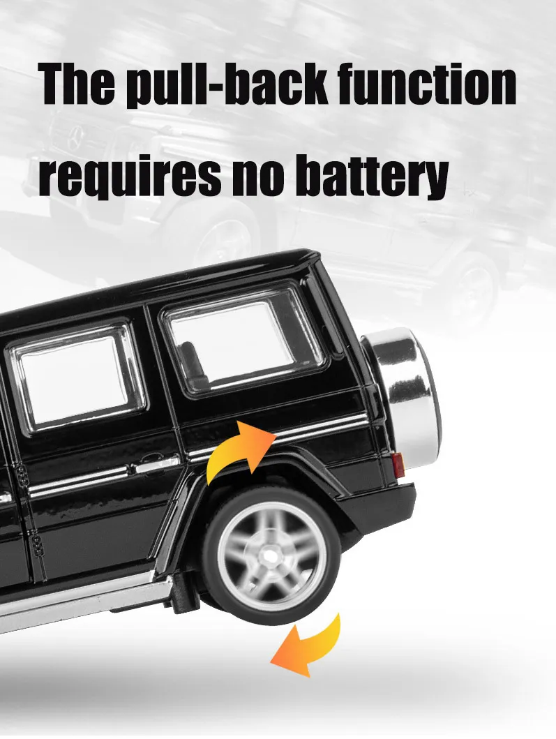 1:32 G65 Alloy Car Model Diecast Toy Off-Road Vehicles Car Acousto-optic With To Open The Door Children Gift