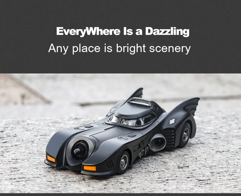 1:24 1989 Batmobile Die-cast Car with Batman Figure, Toys for Kids and Adults , Black