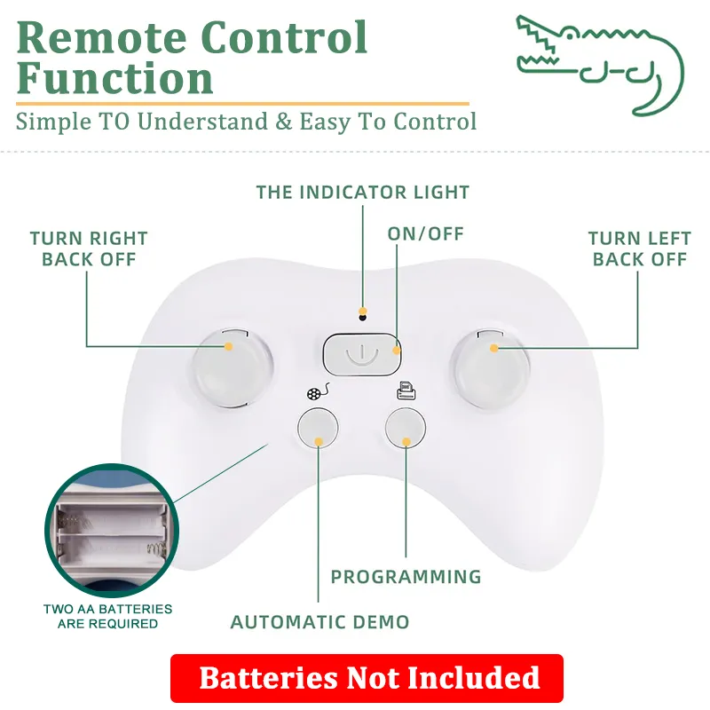 Rc Animals Crocodile Model Simulation Waterproof Outdoor Lake Electric Remote Control Alligator Model Pool Lake Water Kids Toys