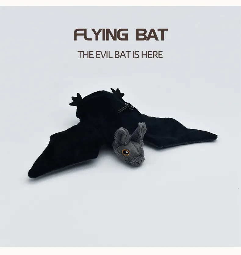 Remote Control Squirrel Bat Toy Cute Remote Control Plush Simulation Animal Funny Toy Children's Toys Birthday Gifts