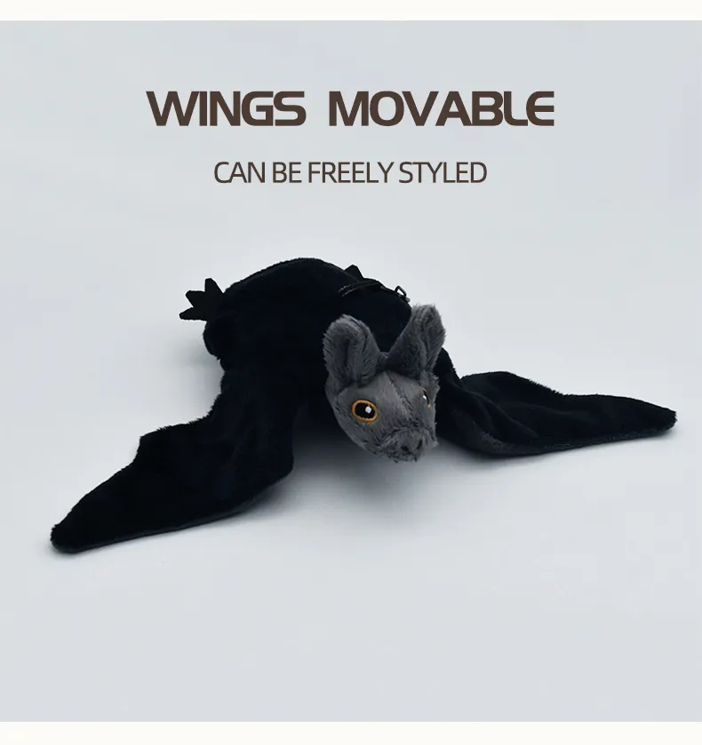 Remote Control Squirrel Bat Toy Cute Remote Control Plush Simulation Animal Funny Toy Children's Toys Birthday Gifts