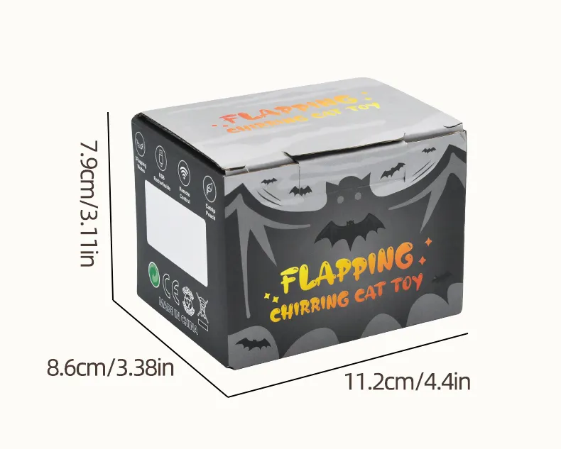 Remote Control Squirrel Bat Toy Cute Remote Control Plush Simulation Animal Funny Toy Children's Toys Birthday Gifts