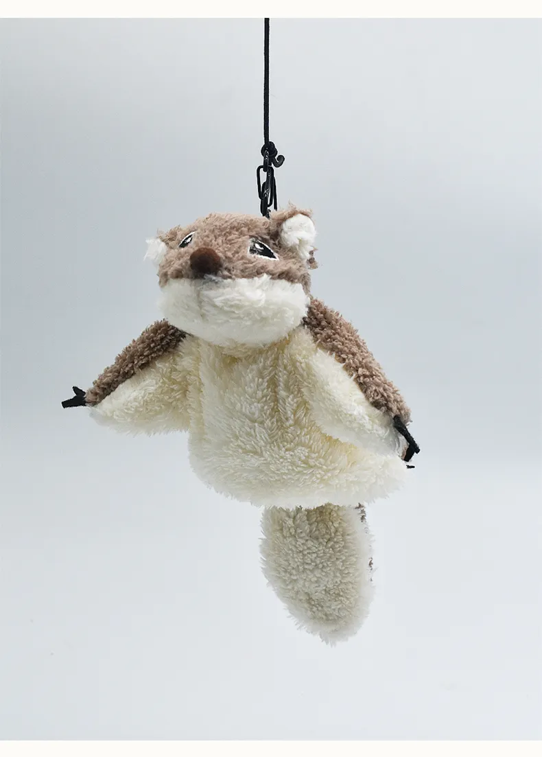 Remote Control Squirrel Bat Toy Cute Remote Control Plush Simulation Animal Funny Toy Children's Toys Birthday Gifts