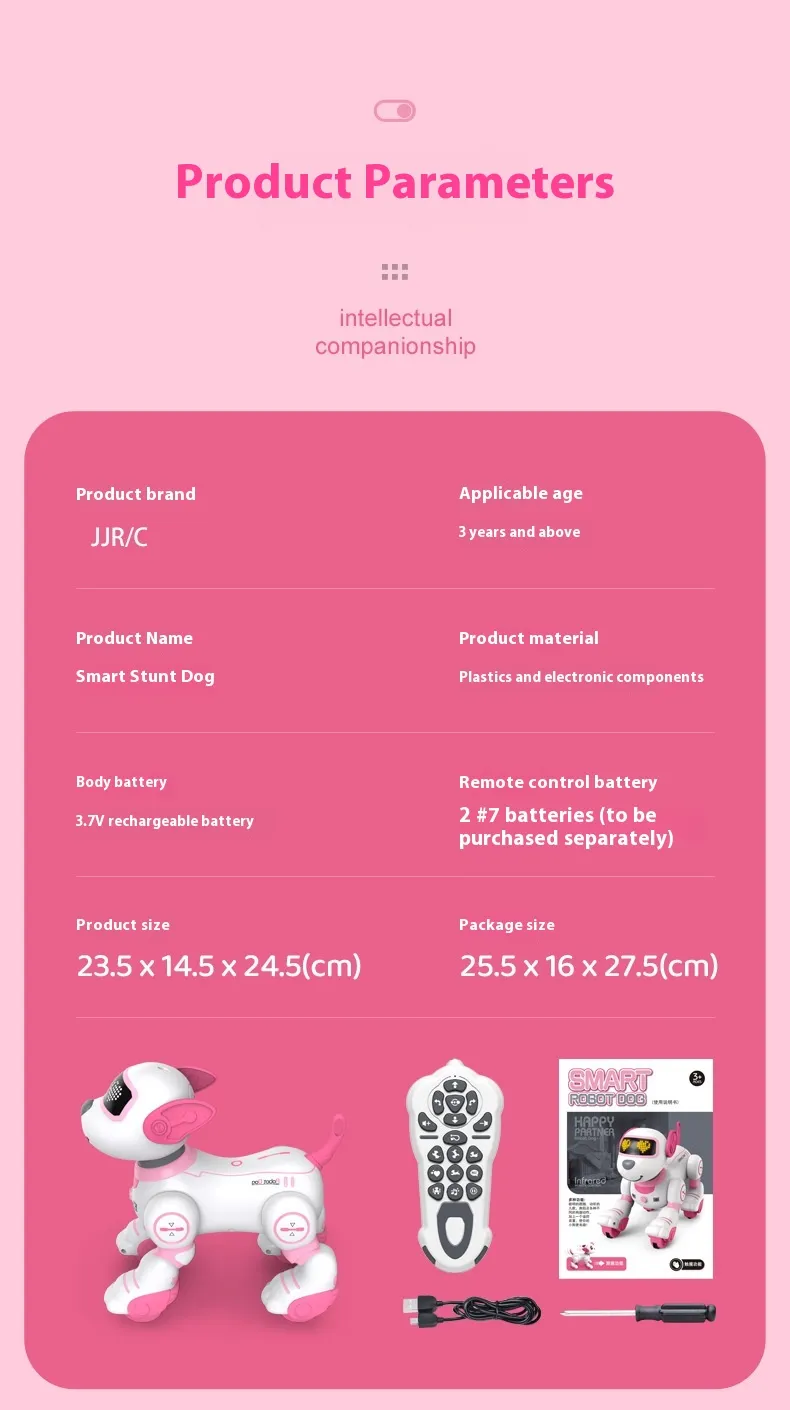 Smart Electronic Animal Pets RC Robot Dog Voice Remote Control Toys Funny Singing Dancing Robot Puppy Children's Birthday Gift