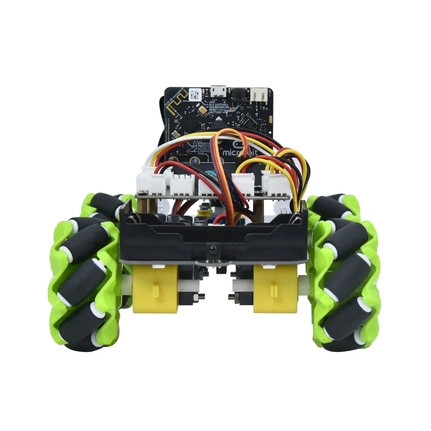 Keyestudio 4WD Microbit V2 Robot Cars Kit Mecanum Smart For Micro:bit Robot DIY STEM Python Programming Remote Control Toy Hobby
