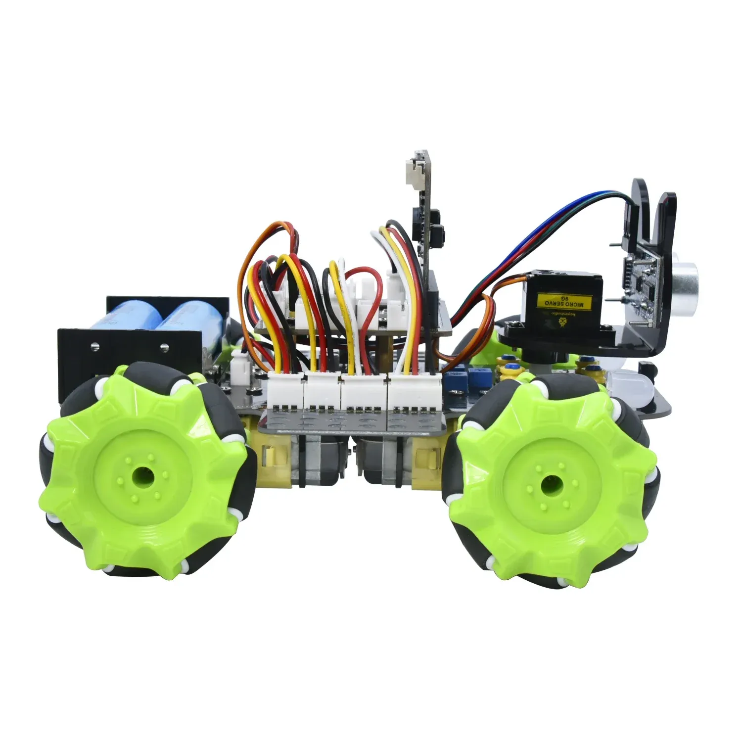 Keyestudio 4WD Microbit V2 Robot Cars Kit Mecanum Smart For Micro:bit Robot DIY STEM Python Programming Remote Control Toy Hobby