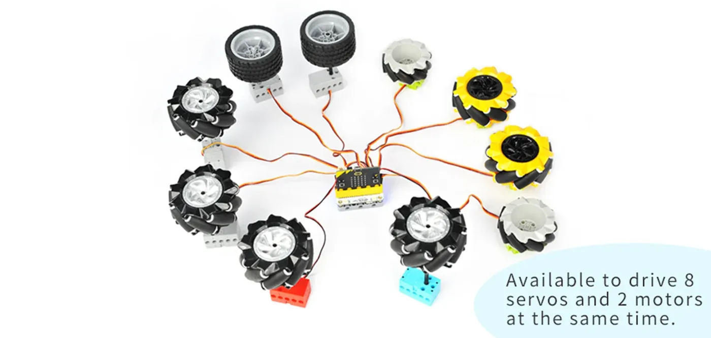 ELECFREAKS micro:bit 32 in1 Wonder Building Kit Programmable Board K12 Educational Learning Puzzle Building Blocks Kit Toys Gift