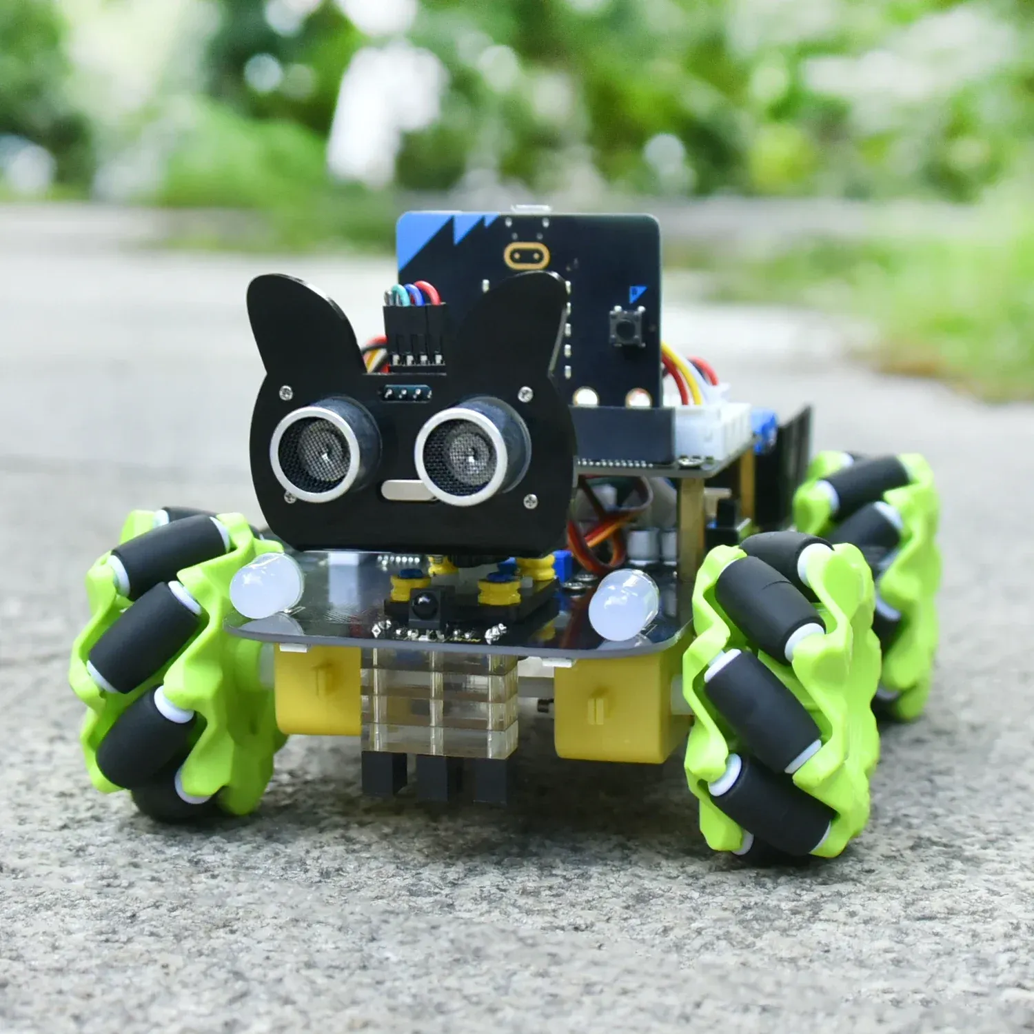 Keyestudio 4WD Microbit V2 Robot Cars Kit Mecanum Smart For Micro:bit Robot DIY STEM Python Programming Remote Control Toy Hobby