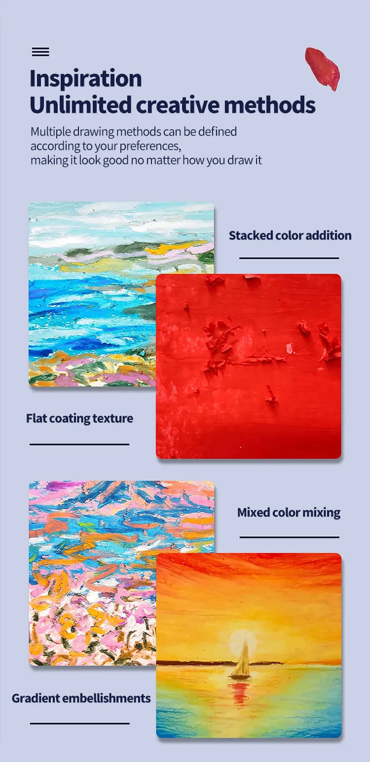 MUNGYO Artist Soft Oil Pastel Set Professional Painting Drawing Graffiti Art Crayons Washable Non Toxic Art Supply 12/25/50Color