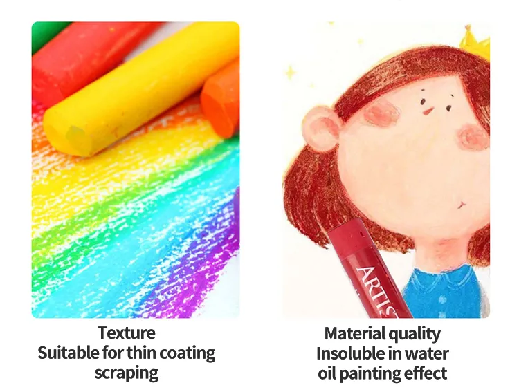 MUNGYO Artist Soft Oil Pastel Set Professional Painting Drawing Graffiti Art Crayons Washable Non Toxic Art Supply 12/25/50Color