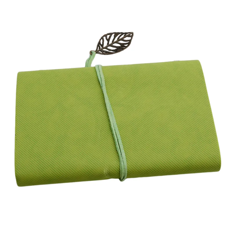 1PC Retro Leaf Notebook School Office Stationery Diary Notepad Literature PU Leather Note Book Traveler Journal Planners Gifts